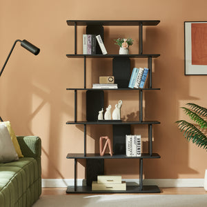 Libreria Gäljami con Ripiani Aperti [en.casa]