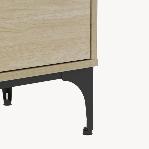 Libreria Kistiandi con 6 Vani Aperti e Cassetto 137 x 60 x 35 cm [en.casa]