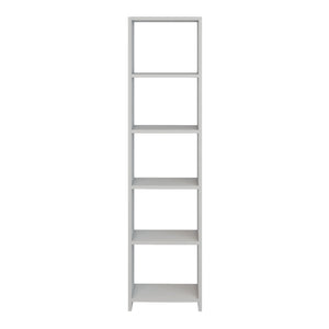 Libreria a 5 Ripiani 'Svinninge' Scaffale da Terra - Varie Misure - Mobile Espositore - Bianco [en.casa] 