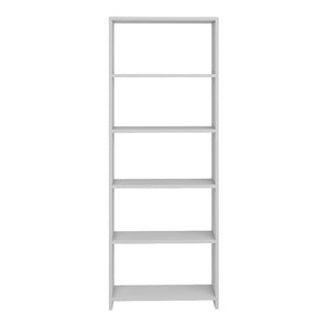 Libreria a 5 Ripiani 'Svinninge' Scaffale da Terra - Varie Misure - Mobile Espositore - Bianco [en.casa] 