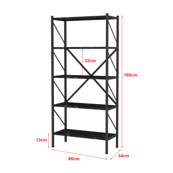 Libreria Vanylven in diversi colori e dimensioni [en.casa]