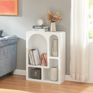 Scaffale Vågå 80x60x24 cm bianco [en.casa] - premiumXL