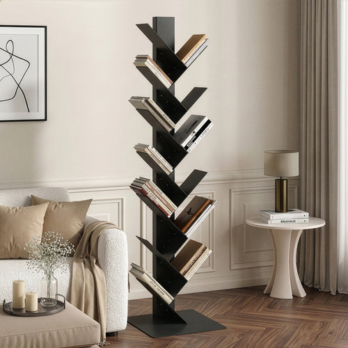 Libreria Eksjö a Forma di Albero Scaffale da Terra [en.casa]