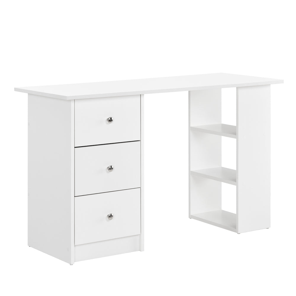 Scrivania Lemberg 120x50x72 cm bianco [en.casa] - premiumXL