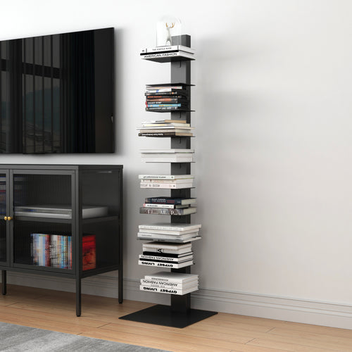 Libreria a Schienale Eksjö Scaffale a 10 Ripiani 150 x 39 x 39 cm Acciaio [en.casa]