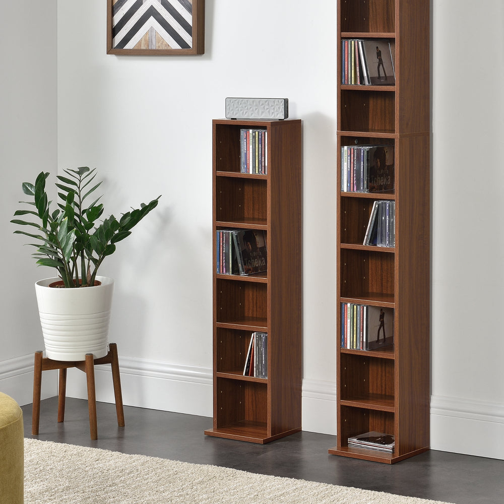 CD Regal Tynset 90x20x20 cm mit 6 Fächern [en.casa] - premiumXL