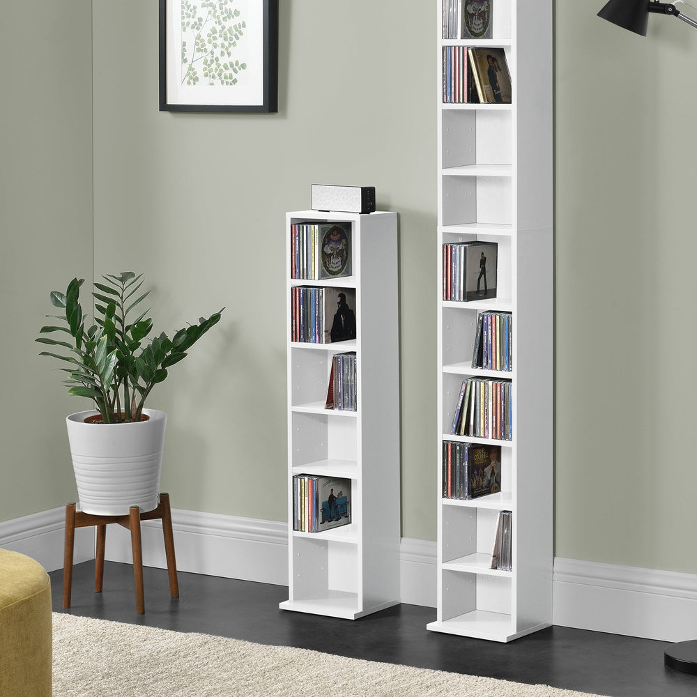 Scaffale CD Tynset 90x20x20 cm con 6 scomparti [en.casa] - premiumXL