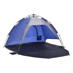 Tenda Pop Up da Spiaggia Mullsjö per 2 Persone Incl. Borsa di Trasporto pro.tec
