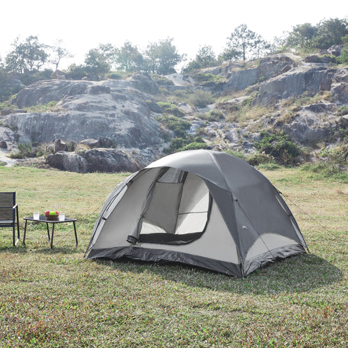 Tenda da Campeggio Bergeijk per 2-3 Persone 213 x 213 x 130 cm - Vari Colori pro.tec