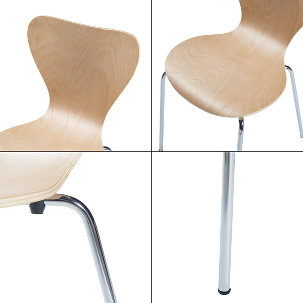 Sedia da pranzo Essunga set da 4 [en.casa]