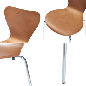 Set di 4 Sedie da Sala Essunga Impilabili [en.casa] 