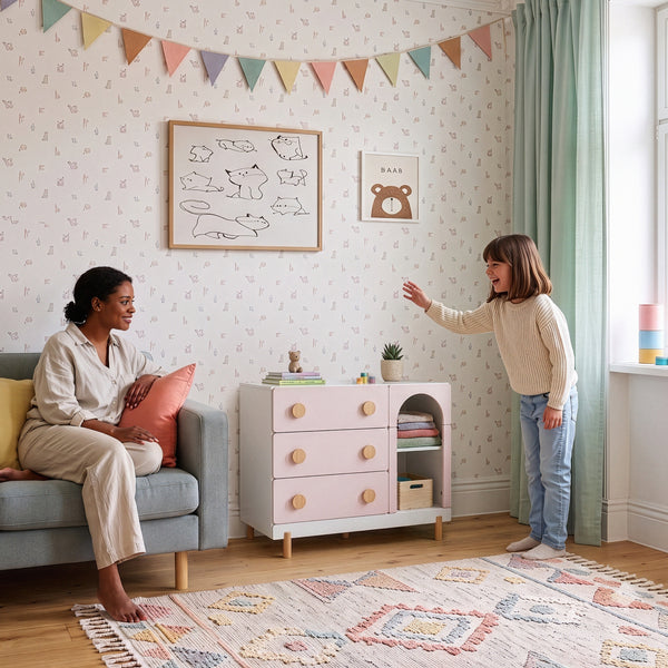 Cassettiera per bambini Vaarentaa [en.casa]