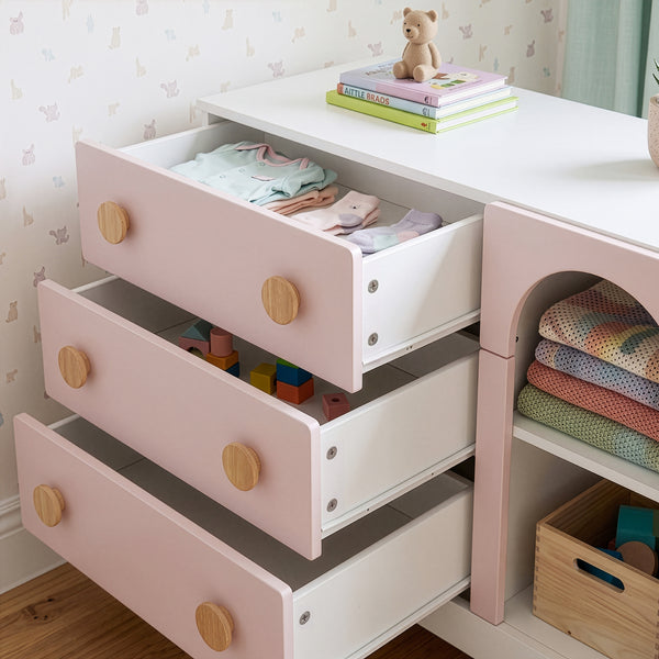 Cassettiera per bambini Vaarentaa [en.casa]