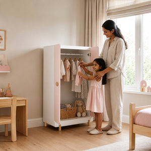 Armadio per abiti bambini Vaarentaa [en.casa]