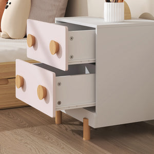 Comodino per bambini Vaarentaa 47x40x35 cm [en.casa]