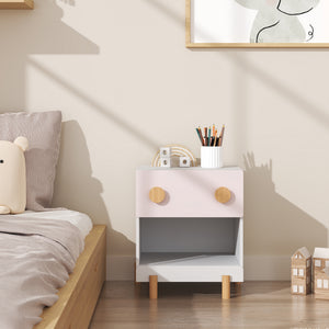 Comodino per Cameretta Vaarentaa 47x40x35 cm [en.casa]
