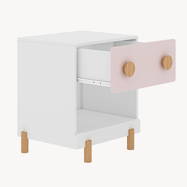 Comodino per Cameretta Vaarentaa 47x40x35 cm [en.casa]