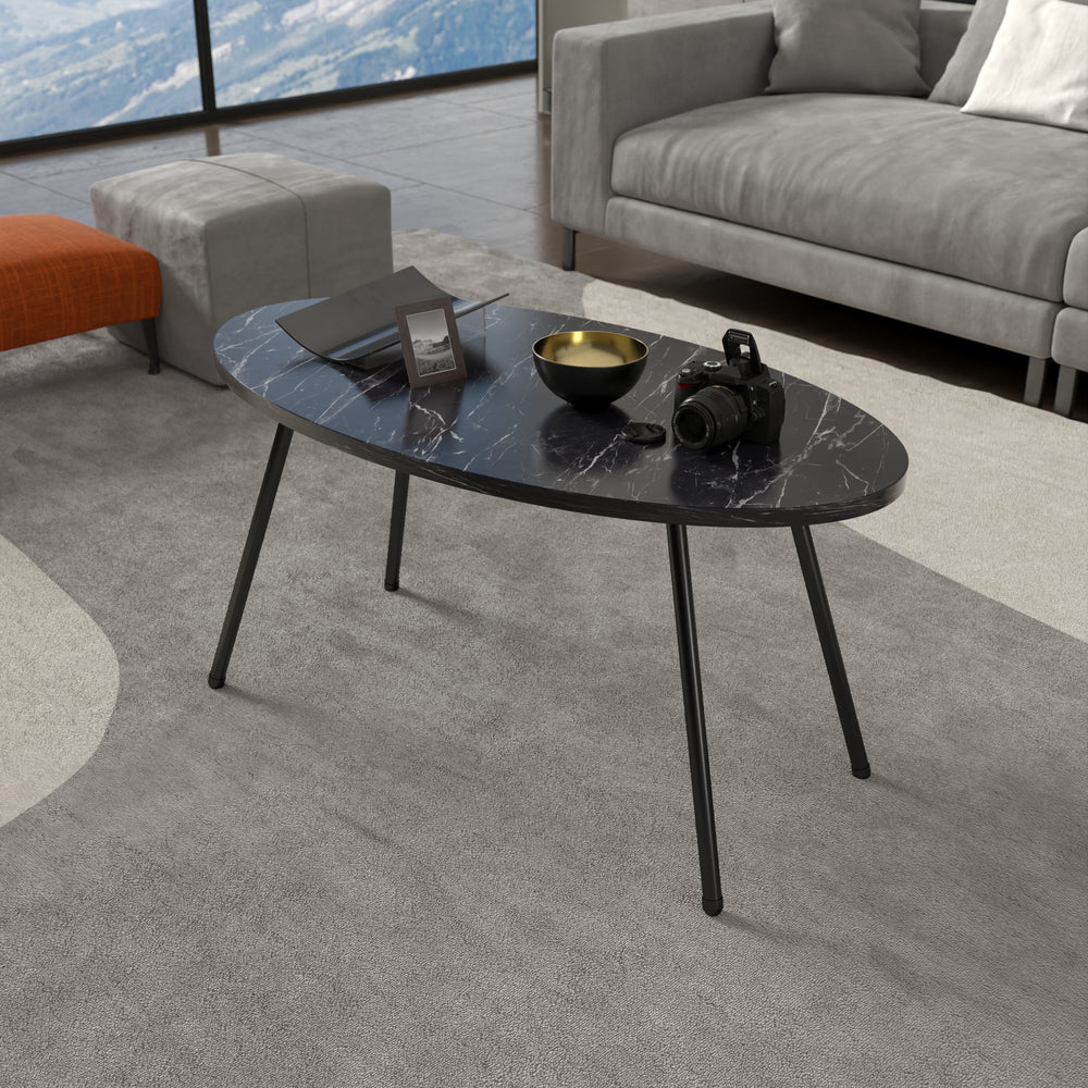Tavolino Skærbæk 43 x 90 x 50 cm in diversi colori [en.casa] - premiumXL