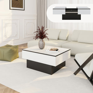 Tavolino da caffè allungabile Lens [en.casa]