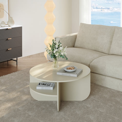 Tavolino Rotondo Reykhon Ø80 x 41 cm [en.casa] 