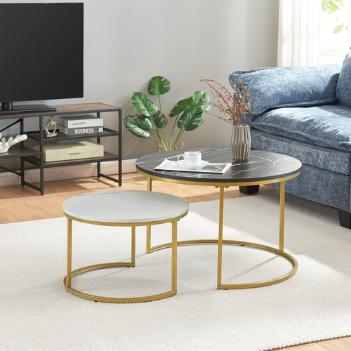 Set di tavolini da salotto Christchurch [en.casa] - premiumXL