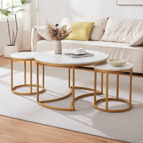 Set di tavolini da salotto Christchurch [en.casa] - premiumXL