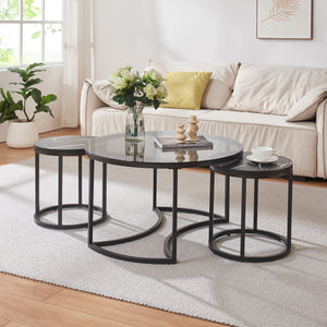 Set di tavolini Kokkola [en.casa] - premiumXL
