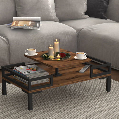Tavolino da salotto Hultsfred 90x50x34,5cm in diversi colori [en.casa] - premiumXL