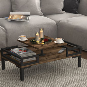 Tavolino da salotto Hultsfred 90x50x34,5cm in diversi colori [en.casa] - premiumXL