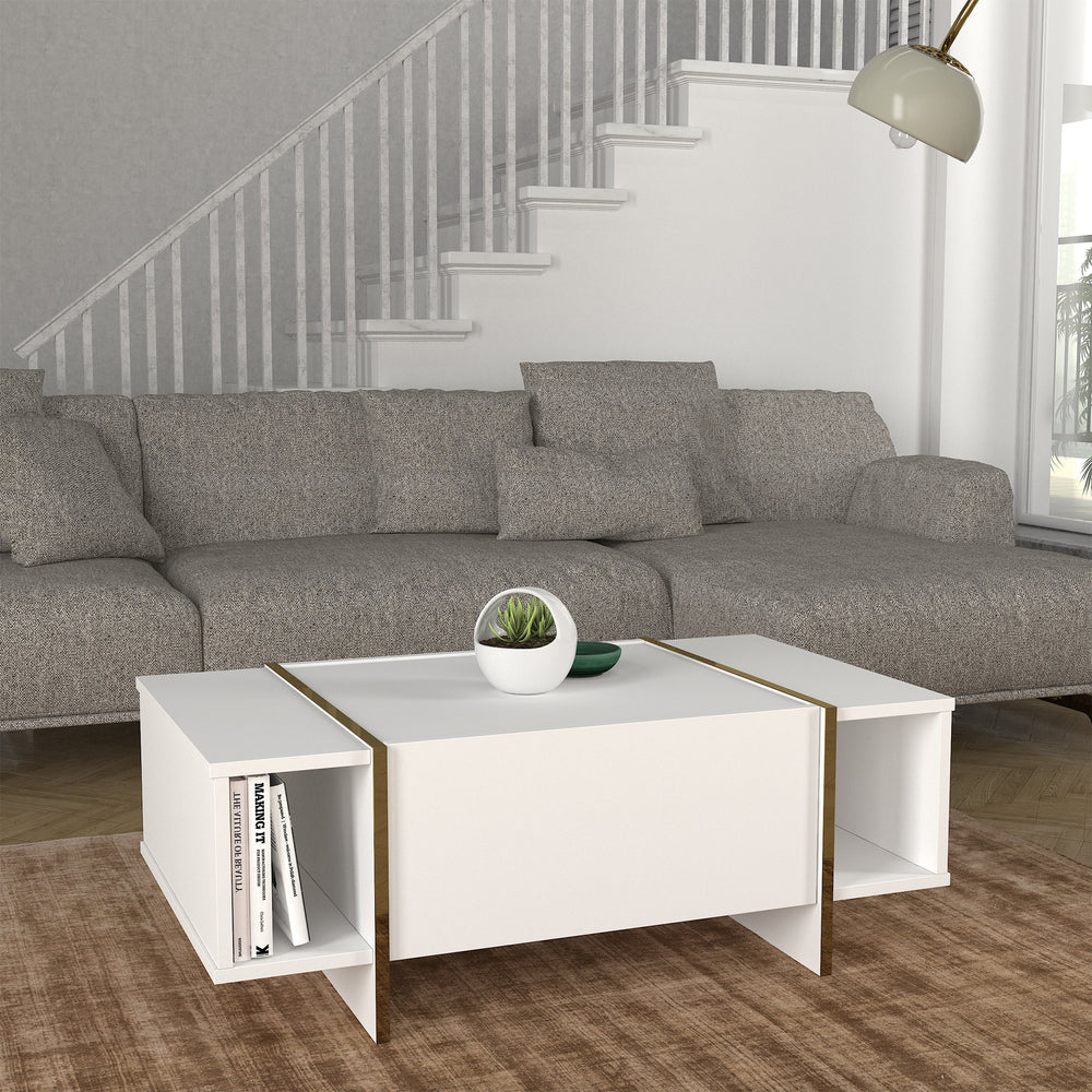 Tavolino Centrale da Salotto Tavak 104 x 60 x 38 cm [en.casa]