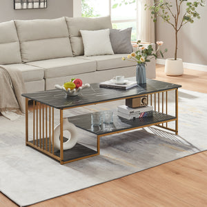 Tavolino Centrale da Salotto Klibro 120x60x42 cm [en.casa] 