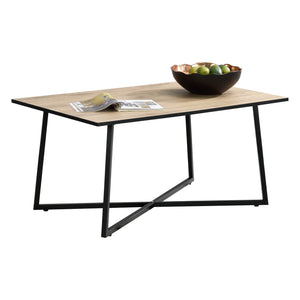 Tavolino da salotto Uddevalla 100x60x47cm effetto quercia [en.casa]