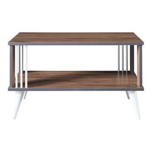 Tavolino Basso 'Århus' con 2 Piani Rettangolari - Vari colori [en.casa]