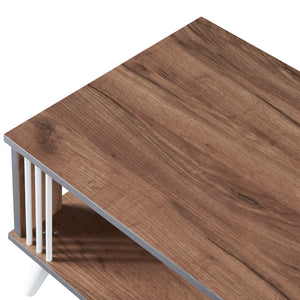 Tavolino Basso 'Århus' con 2 Piani Rettangolari - Vari colori [en.casa]