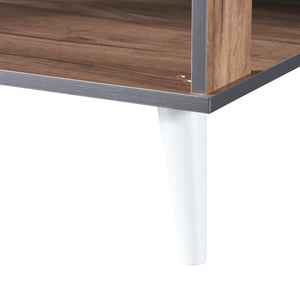 Tavolino Basso 'Århus' con 2 Piani Rettangolari - Vari colori [en.casa]