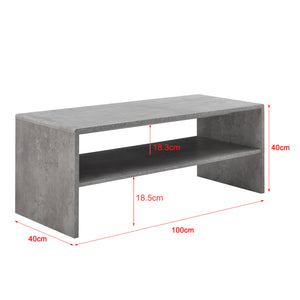 Tavolino da salotto Trier 100x40x40 cm in vari colori [en.casa]