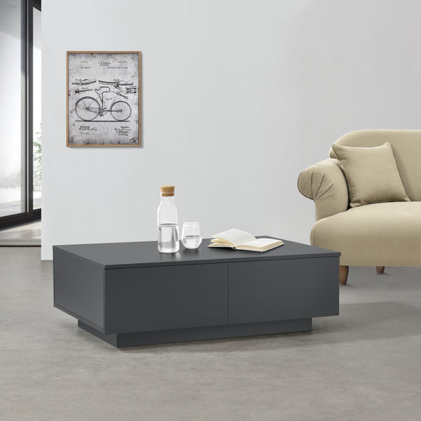 Tavolino da caffè a 4 Cassetti 95 x 60 x 31 cm Tavolino Basso da Divano/Salotto/Soggiorno - Vari Colori