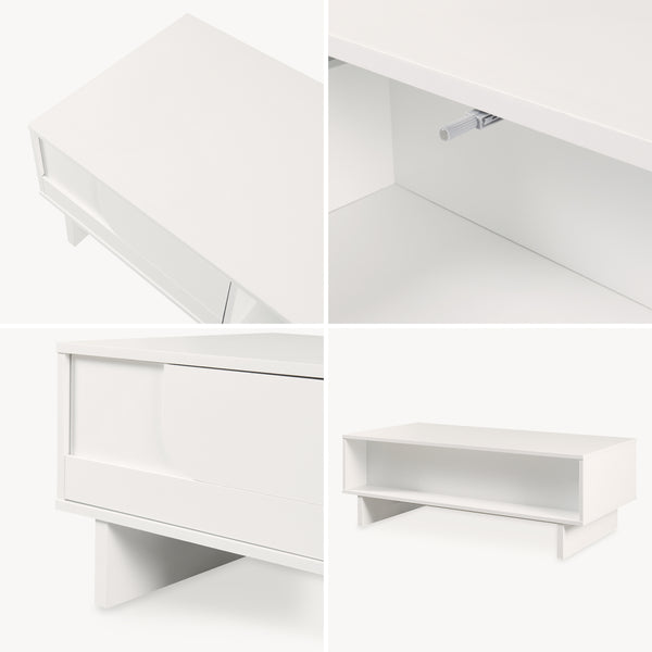 Tavolino Katanshumn con spazio di archiviazione 110x55x39 cm [en.casa]