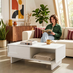 Tavolino Katanshumn con spazio di archiviazione 110x55x39 cm [en.casa]