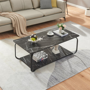Tavolino Centrale da Salotto Kolta con Ripiano 120x60x43 cm [en.casa]