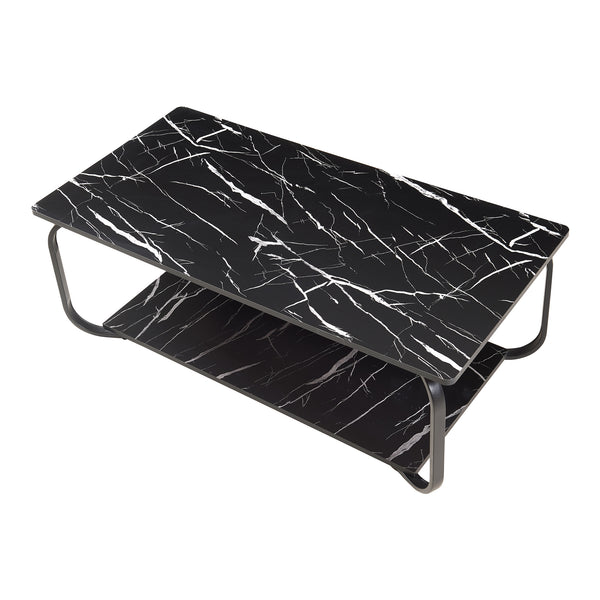 Tavolino Centrale da Salotto Kolta con Ripiano 120x60x43 cm [en.casa]