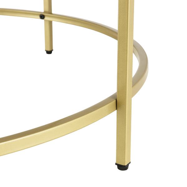 Tavolino da caffè Kouvola struttura in acciaio 84 x 45,5 cm in vari colori en.casa