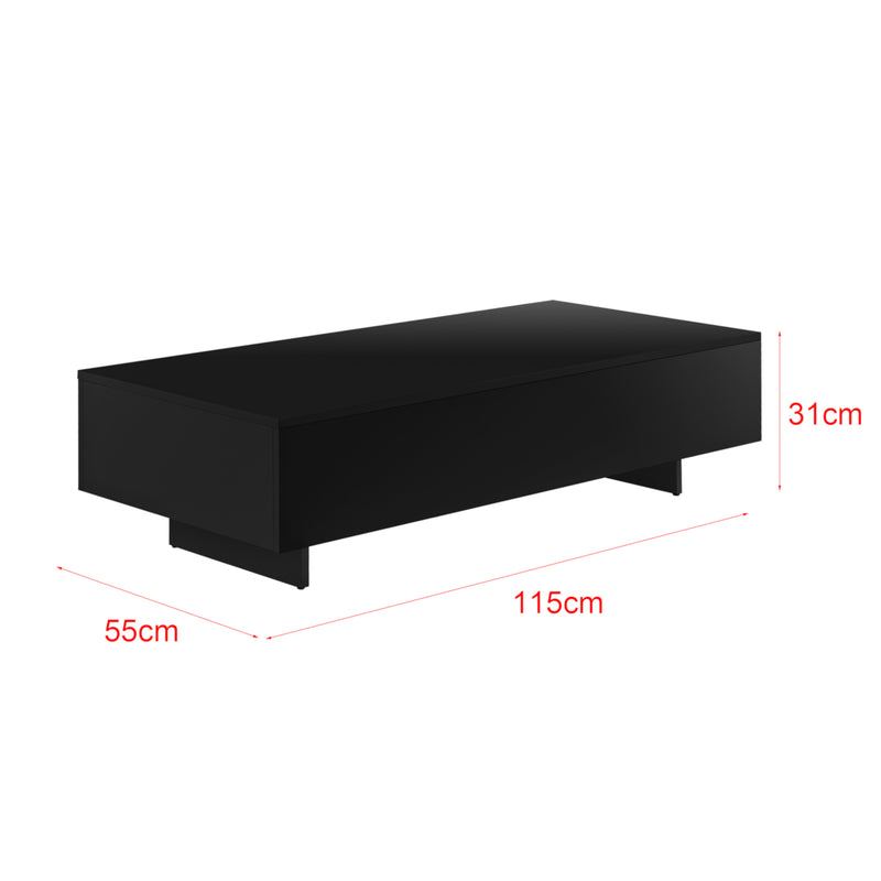 Schizzo in scala Tavolino Centrale da Salotto Lärketorp 115 x 55 x 31 cm [en.casa]
