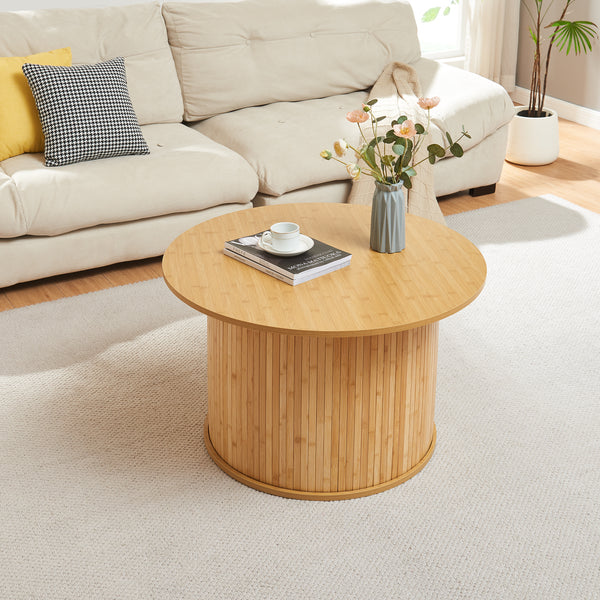 Tavolino da caffè Ledepid Natur [en.casa]