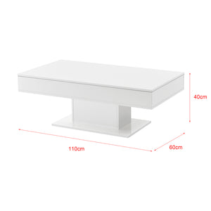 Tavolino da Salotto Lünen con Piano Scorrevole 40 x 110 x 60 cm [en.casa] 