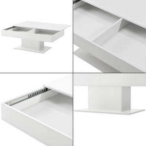 Tavolino da Salotto Lünen con Piano Scorrevole 40 x 110 x 60 cm [en.casa] 