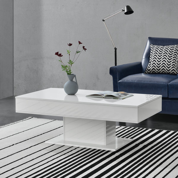 Tavolino da Salotto Lünen con Piano Scorrevole 40 x 110 x 60 cm [en.casa] 