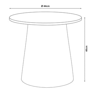Tavolino da salotto Nyd [en.casa]
