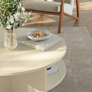 Tavolino Rotondo Reykhon Ø80 x 41 cm [en.casa] 