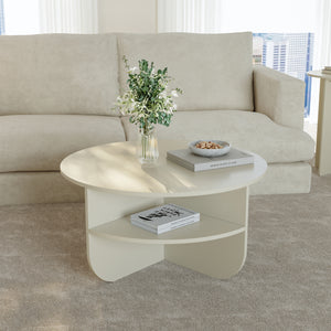 Tavolino Rotondo Reykhon Ø80 x 41 cm [en.casa] 